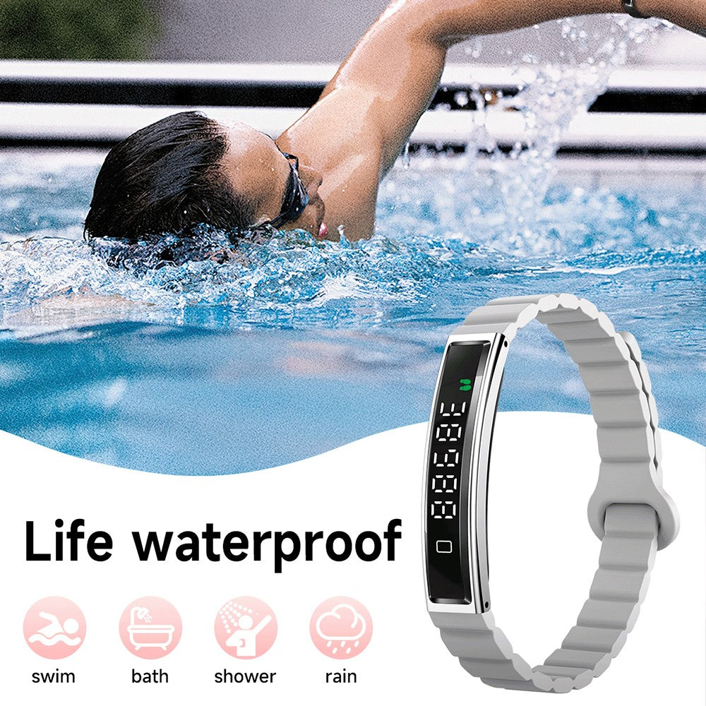 B3 Smart Bracelet Couples Step Counter Heart Rate Health Monitor Waterproof Sports Wristband with Dual Strap