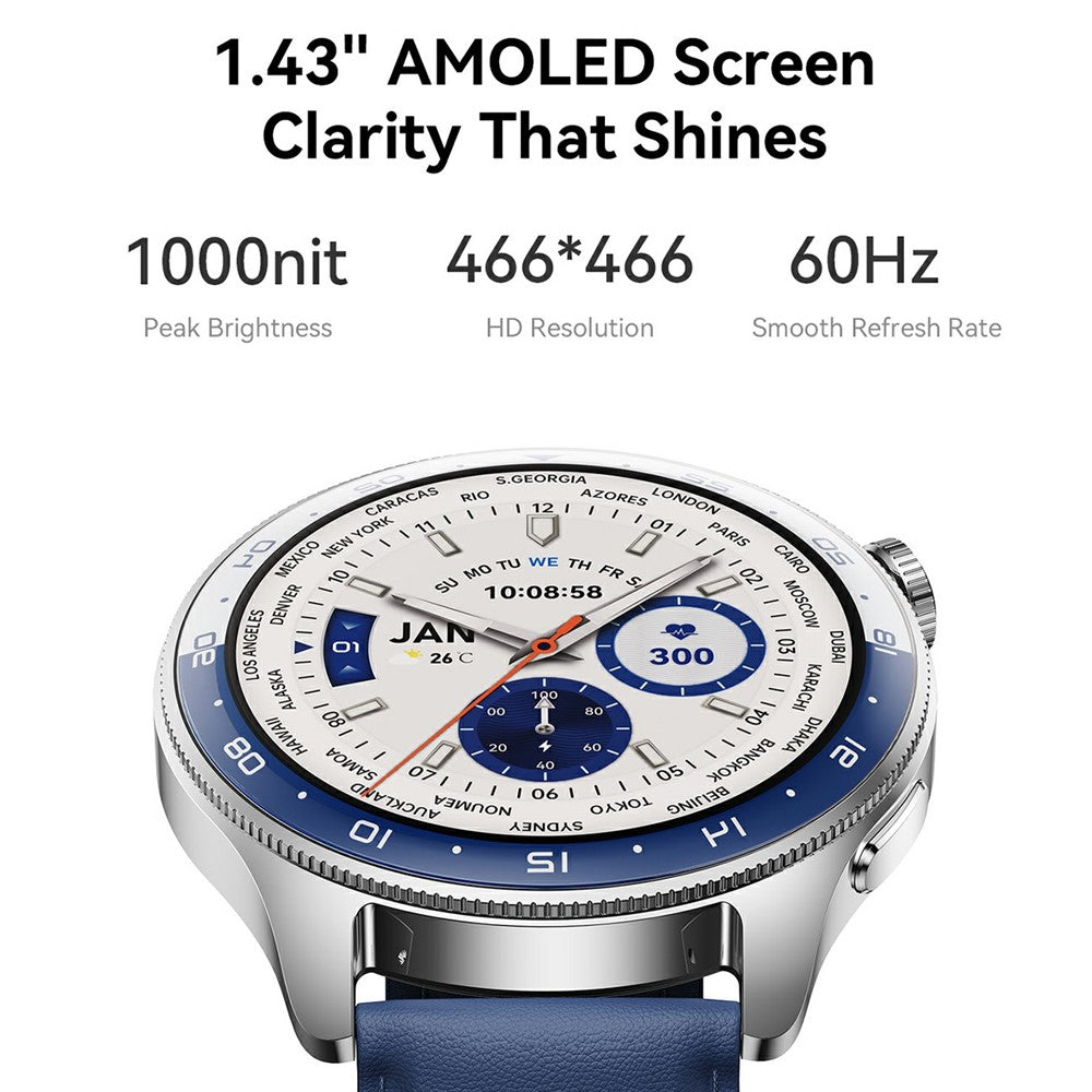 JOYROOM JR-FC3 Bluetooth-Compatible Call Smart Watch 1.43 Inch AMOLED Health Monitoring Watch