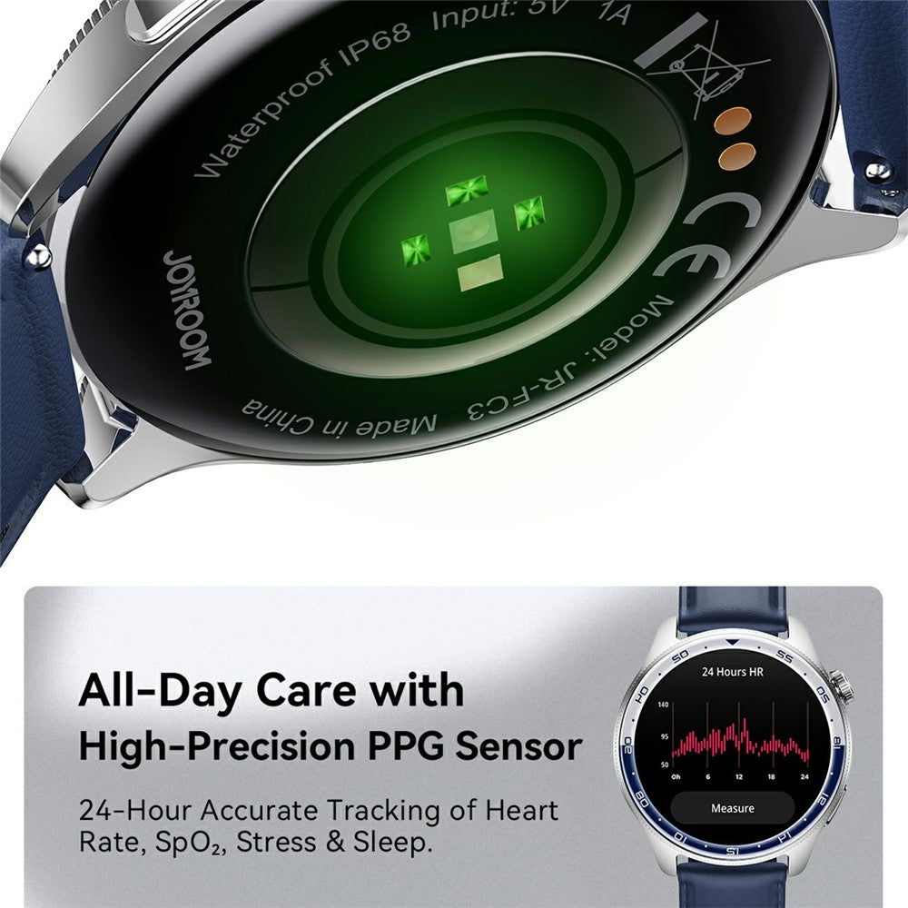 JOYROOM JR-FC3 Bluetooth-Compatible Call Smart Watch 1.43 Inch AMOLED Health Monitoring Watch