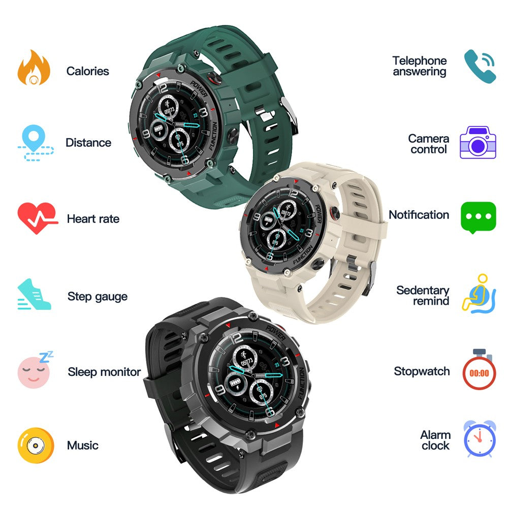 F26 Bluetooth-compatible Call Sport Fitness Smart Watch IP68 Waterproof Heart Rate Blood Pressure Monitor Smartwatch