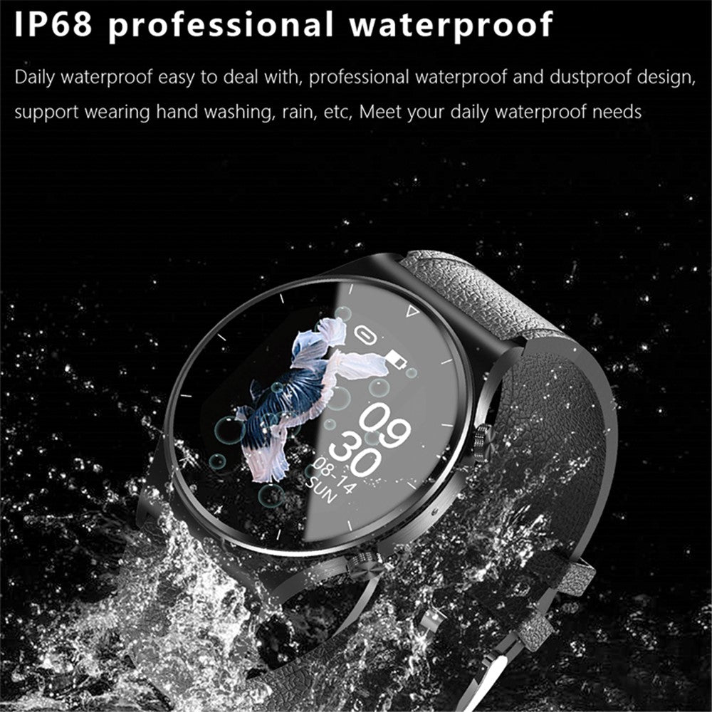 GT08 1.32 inch IPS TFT Touch Screen Ultra-thin Multi-function Sports Smart Watch Support Bluetooth-compatible Call Music
