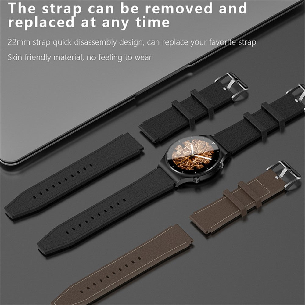 GT08 1.32 inch IPS TFT Touch Screen Ultra-thin Multi-function Sports Smart Watch Support Bluetooth-compatible Call Music