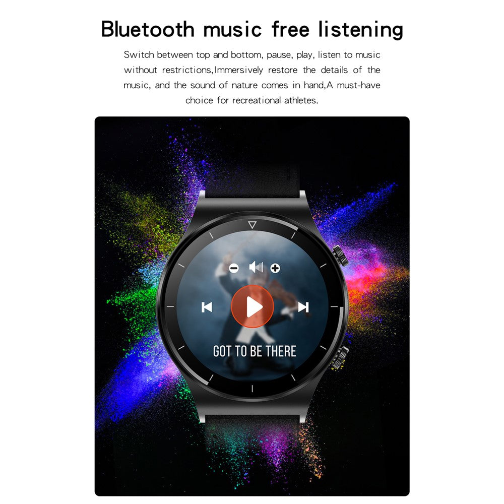 GT16 Smart Watch 1.28 Inch HD Screen Touch Control Waterproof Bluetooth-compatible Call Smart Bracelet Health Monitoring Sports Watch for Men and Women