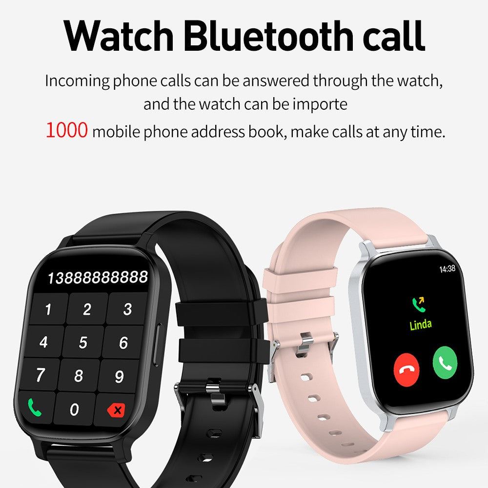 ST20 1.69 Inch Bluetooth-compatible Call Smart Watch Health Monitoring Sports Bracelet Built-in Puzzle Games