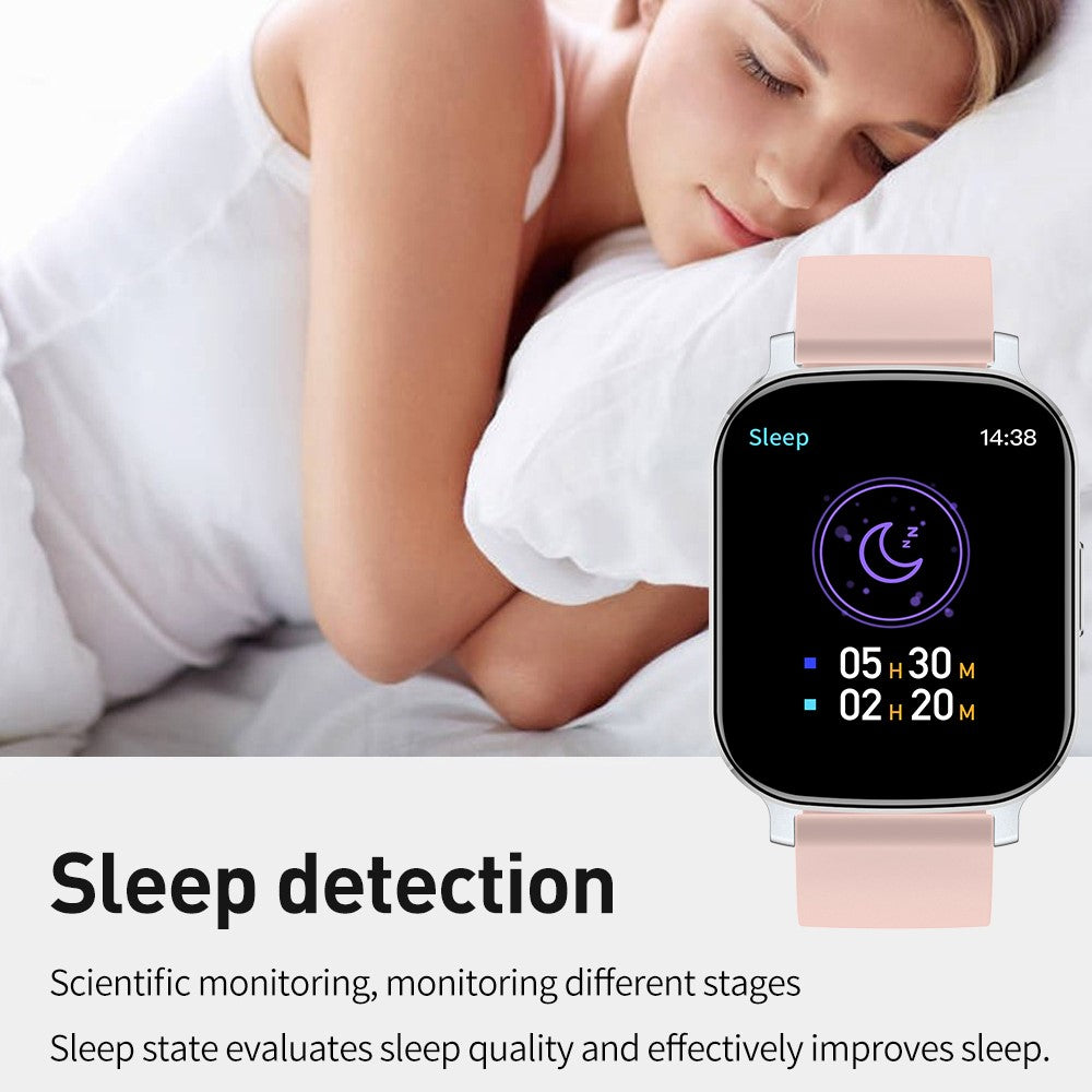 ST20 1.69 Inch Bluetooth-compatible Call Smart Watch Health Monitoring Sports Bracelet Built-in Puzzle Games