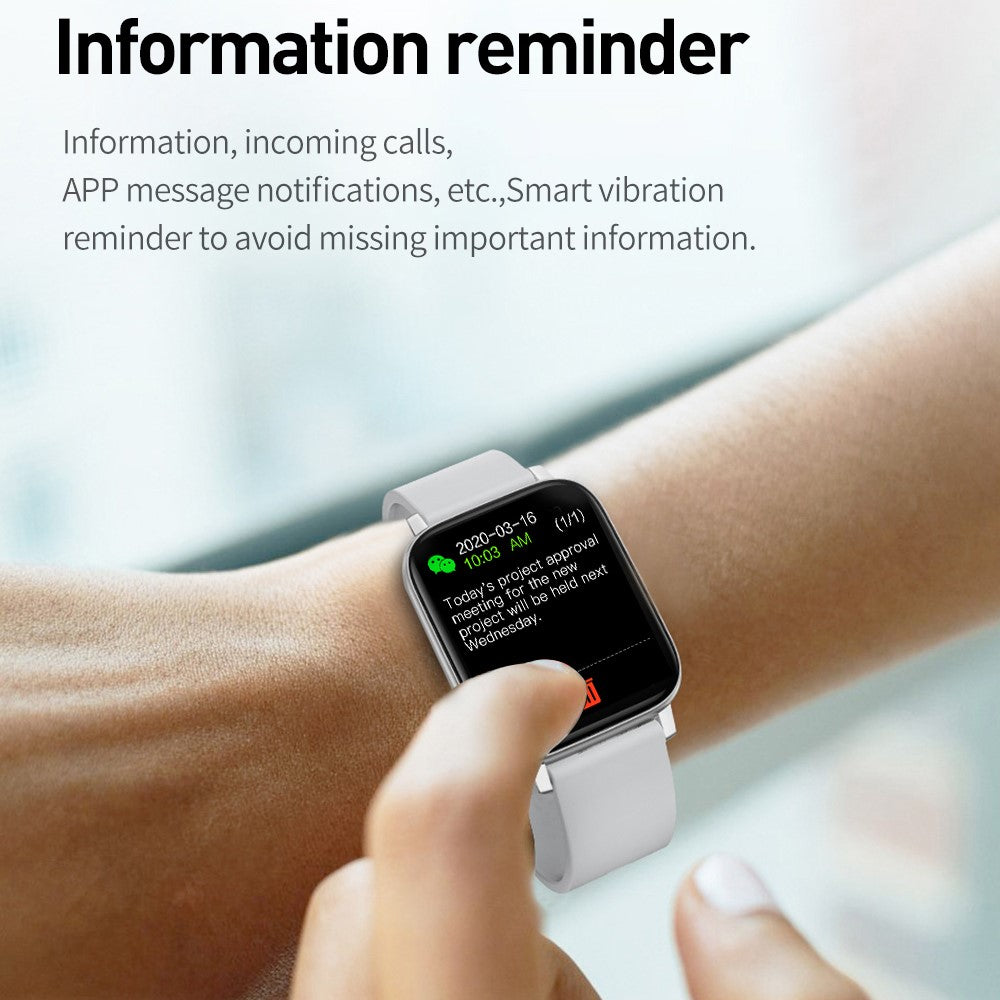 ST20 1.69 Inch Bluetooth-compatible Call Smart Watch Health Monitoring Sports Bracelet Built-in Puzzle Games