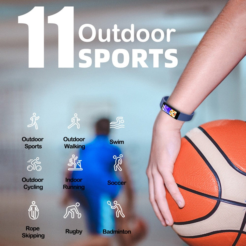 Y99C 0.96 inch Children Smart Watch IP68 Waterproof Sports Bracelet Health Monitoring Wristband