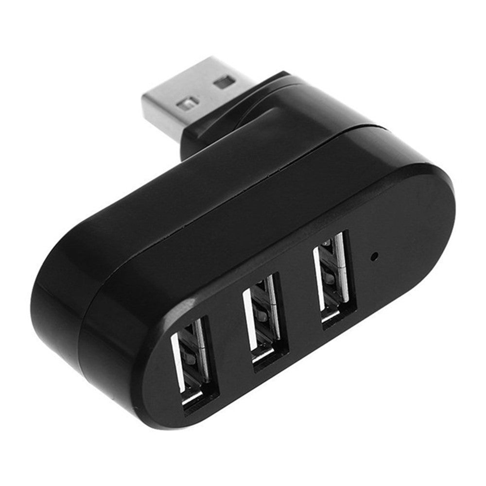 Universal Mini Rotatable 3 Port USB 3.0 Hub High Speed Data Transfer Adapter USB Expander