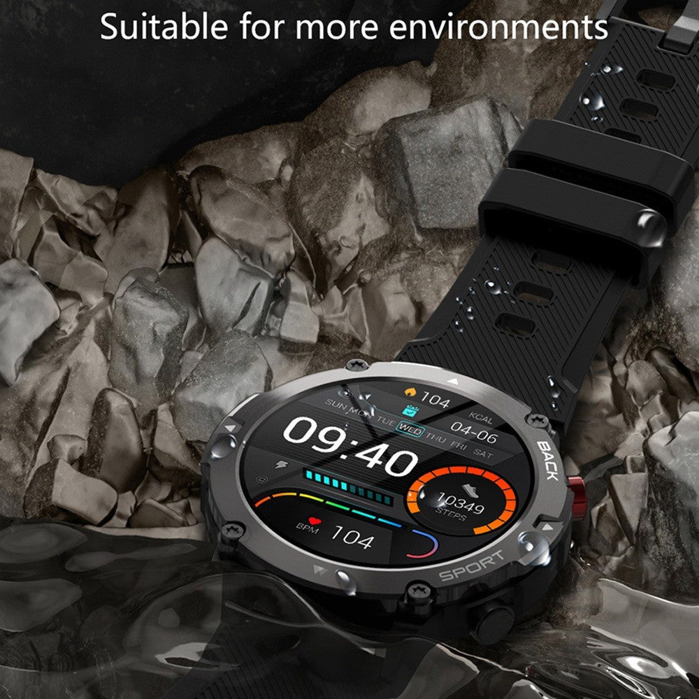 LEMFO LF26 MAX 1.32 inch HD Screen Smart Watch IP67 Waterproof Outdoor Sports Bracelet Wrist Watch with Split Screen/Bluetooth-compatible Call Function