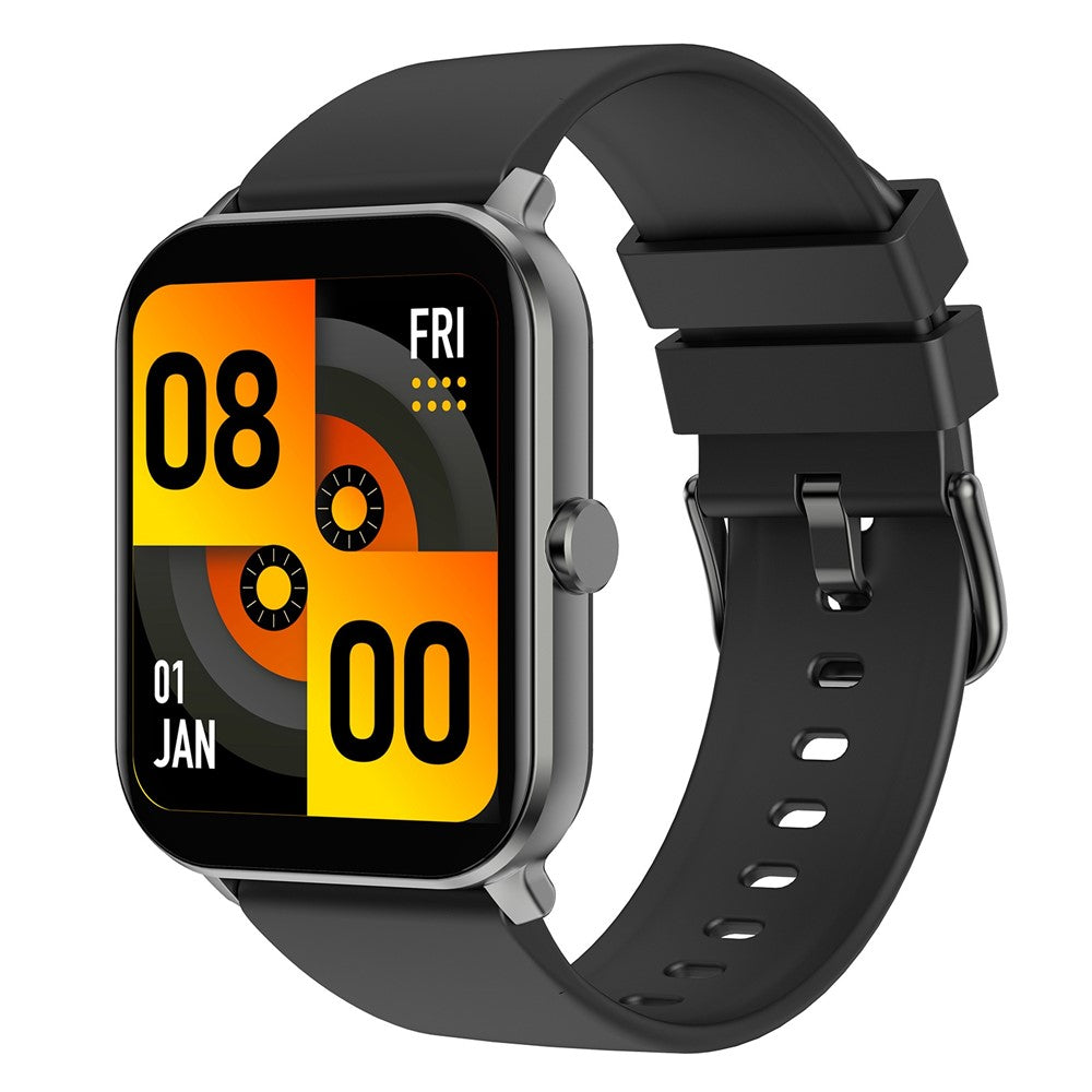 KW105 1.69 inch TFT Smart Watch Bluetooth-compatible Call Wrist Watch IP68 Waterproof Sports Bracelet with Heart Rate Monitoring