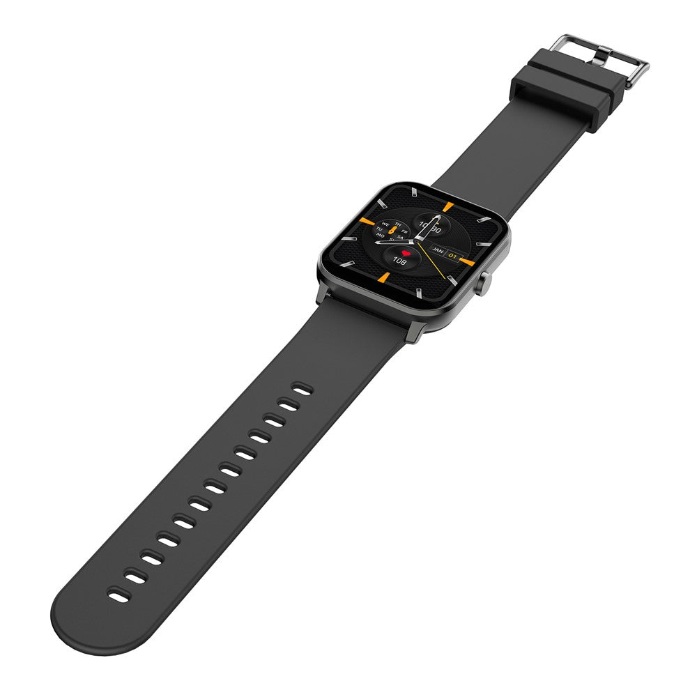 KW105 1.69 inch TFT Smart Watch Bluetooth-compatible Call Wrist Watch IP68 Waterproof Sports Bracelet with Heart Rate Monitoring