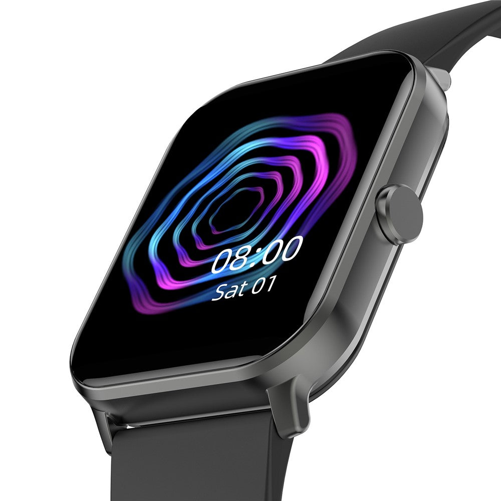 KW105 1.69 inch TFT Smart Watch Bluetooth-compatible Call Wrist Watch IP68 Waterproof Sports Bracelet with Heart Rate Monitoring