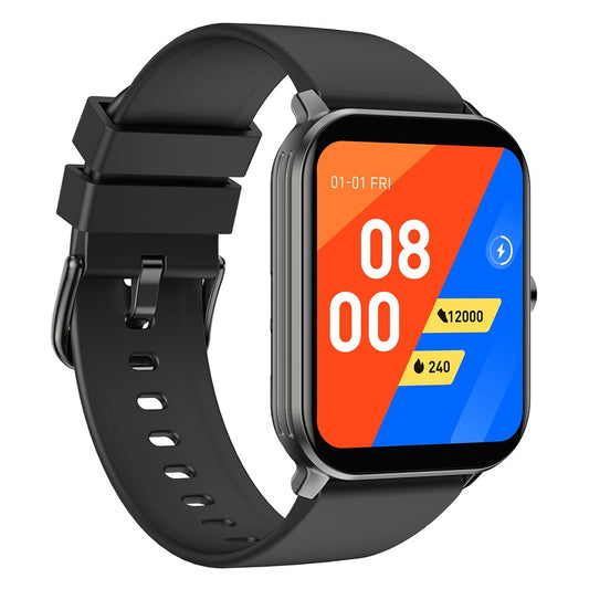 KW105 1.69 inch TFT Smart Watch Bluetooth-compatible Call Wrist Watch IP68 Waterproof Sports Bracelet with Heart Rate Monitoring