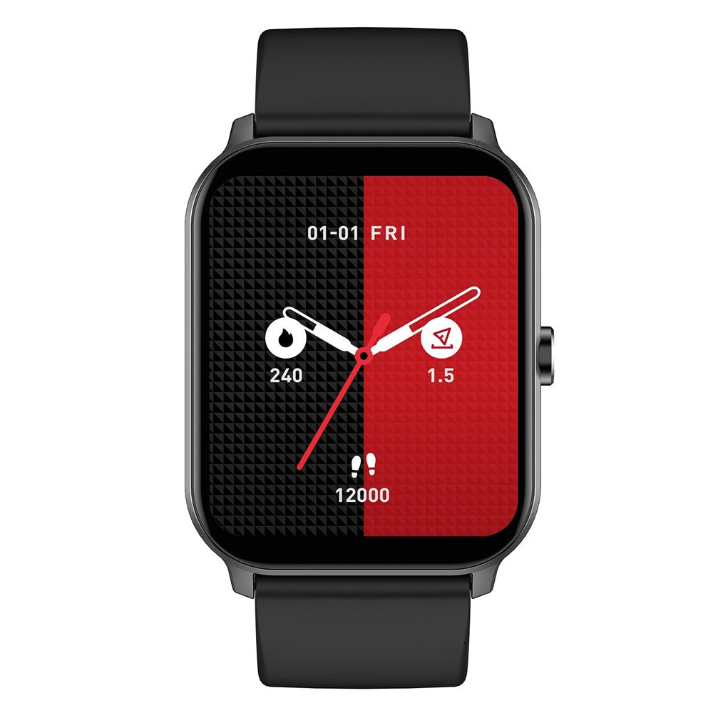 KW105 1.69 inch TFT Smart Watch Bluetooth-compatible Call Wrist Watch IP68 Waterproof Sports Bracelet with Heart Rate Monitoring
