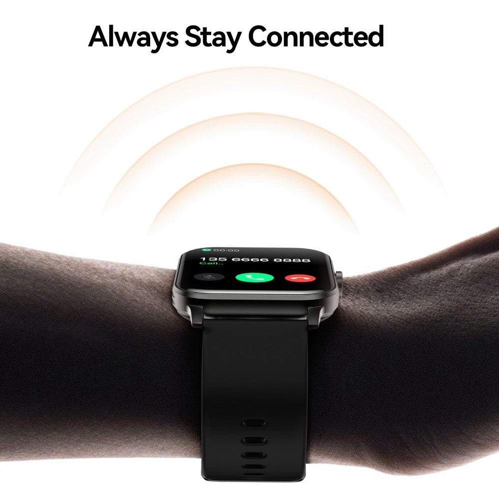 KW105 1.69 inch TFT Smart Watch Bluetooth-compatible Call Wrist Watch IP68 Waterproof Sports Bracelet with Heart Rate Monitoring
