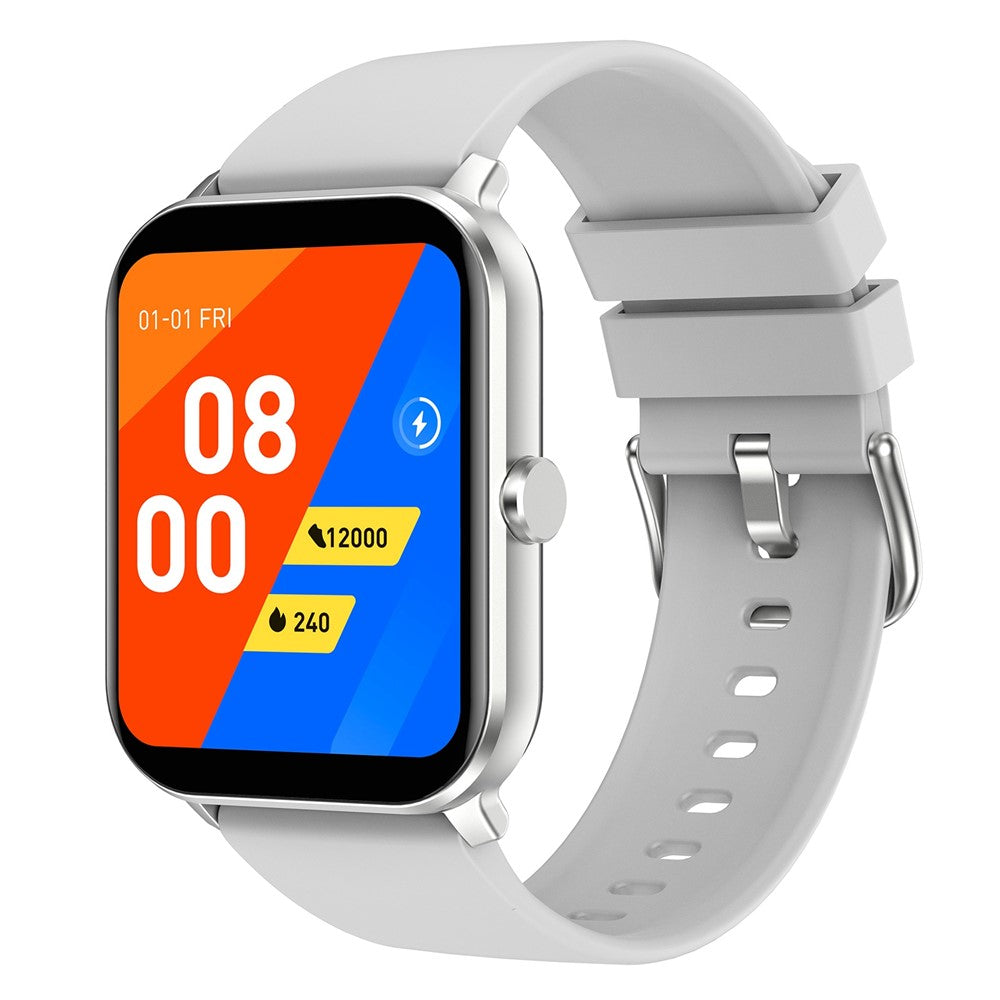 KW105 1.69 inch TFT Smart Watch Bluetooth-compatible Call Wrist Watch IP68 Waterproof Sports Bracelet with Heart Rate Monitoring