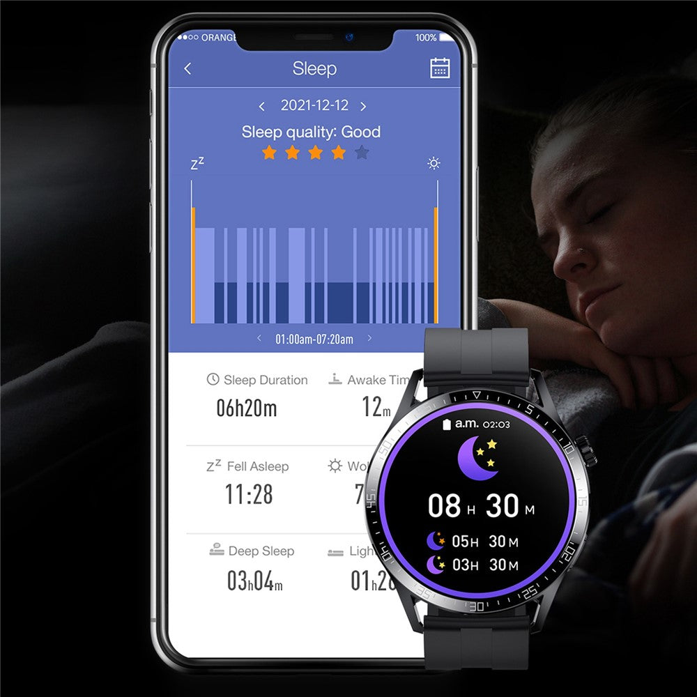 H40 1.28 inch Screen Smart Bracelet Support HD Bluetooth-compatible Calling Health Watch with Heart Rate, Blood Pressure, Blood Oxygen Monitoring