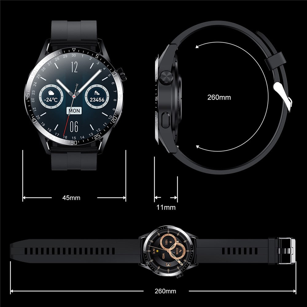 H40 1.28 inch Screen Smart Bracelet Support HD Bluetooth-compatible Calling Health Watch with Heart Rate, Blood Pressure, Blood Oxygen Monitoring