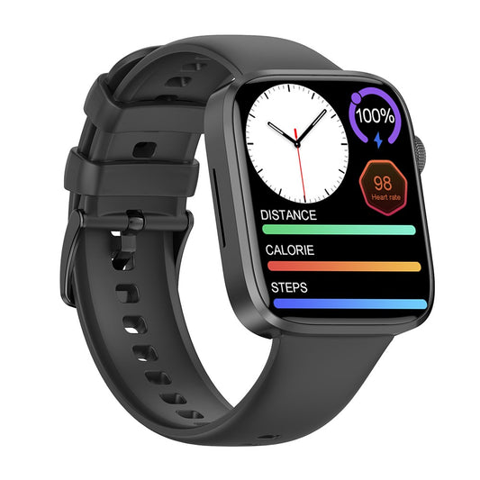 DT101 1.9 inch Screen Smart Watch Multi-Sport Mode Bracelet with ECG / NFC Function Support Bluetooth-compatible Call / Wireless Charging (Silicone Strap)