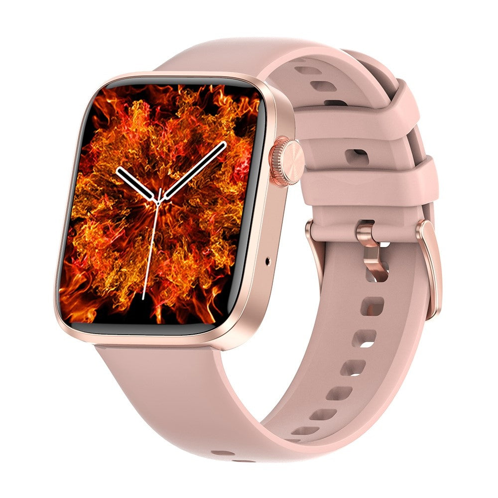 DT101 1.9 inch Screen Smart Watch Multi-Sport Mode Bracelet with ECG / NFC Function Support Bluetooth-compatible Call / Wireless Charging (Silicone Strap)