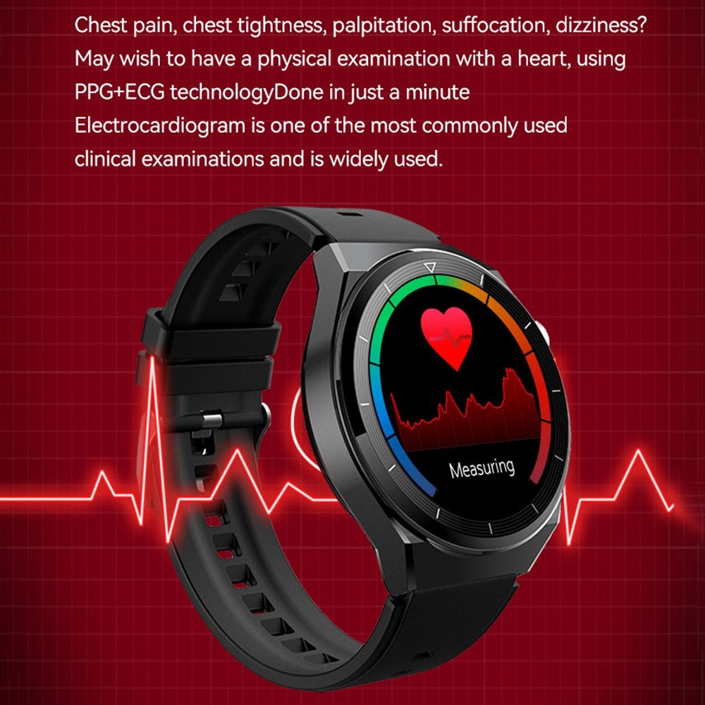 GT3MAX 1.39 inch IPS Smart Bracelet Bluetooth-compatible Call Health Watch with Heart Rate / ECG Monitoring / NFC