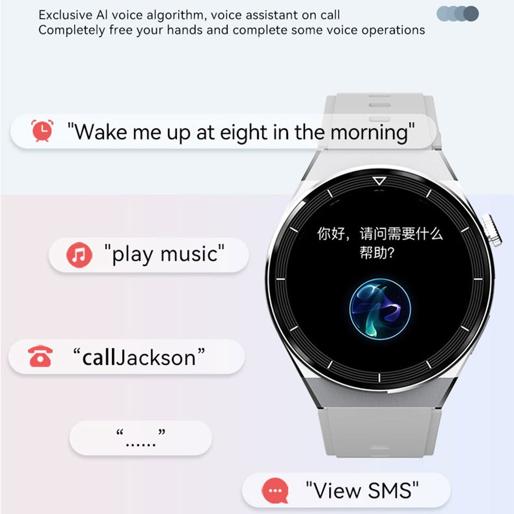 GT3MAX 1.39 inch IPS Smart Bracelet Bluetooth-compatible Call Health Watch with Heart Rate / ECG Monitoring / NFC