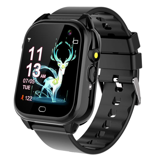 D05 Kids Smart Watch with Silicone Strap, 1.44 inch HD Touch Screen Electric Bracelet Built-in 26 Mini Games