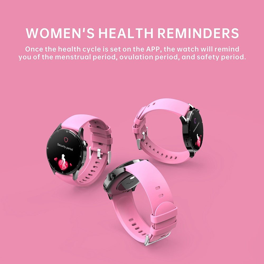 MX39 1.32" Full Touch Screen Smart Watch Bluetooth-compatible Calling Waterproof Sports Bracelet with Body Temperature, Physical Health Monitoring