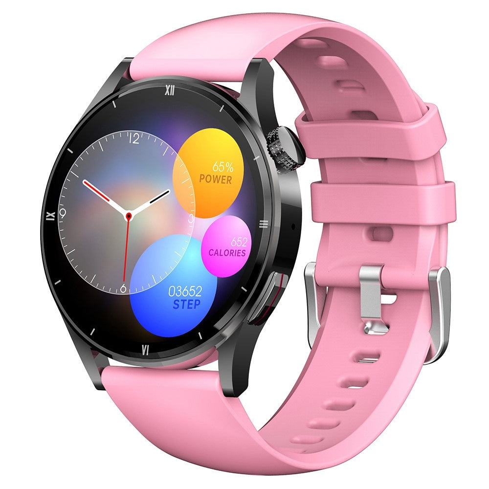 MX39 1.32" Full Touch Screen Smart Watch Bluetooth-compatible Calling Waterproof Sports Bracelet with Body Temperature, Physical Health Monitoring