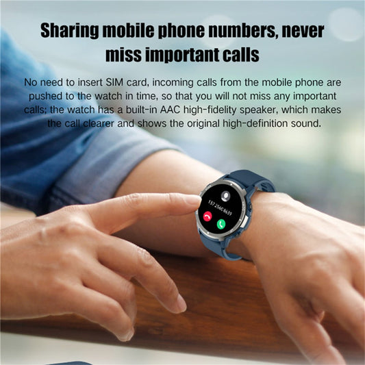 S52 1.39-inch TFT Screen Smart Watch Multifunction Sports Fitness Watch with Heart Rate Monitoring