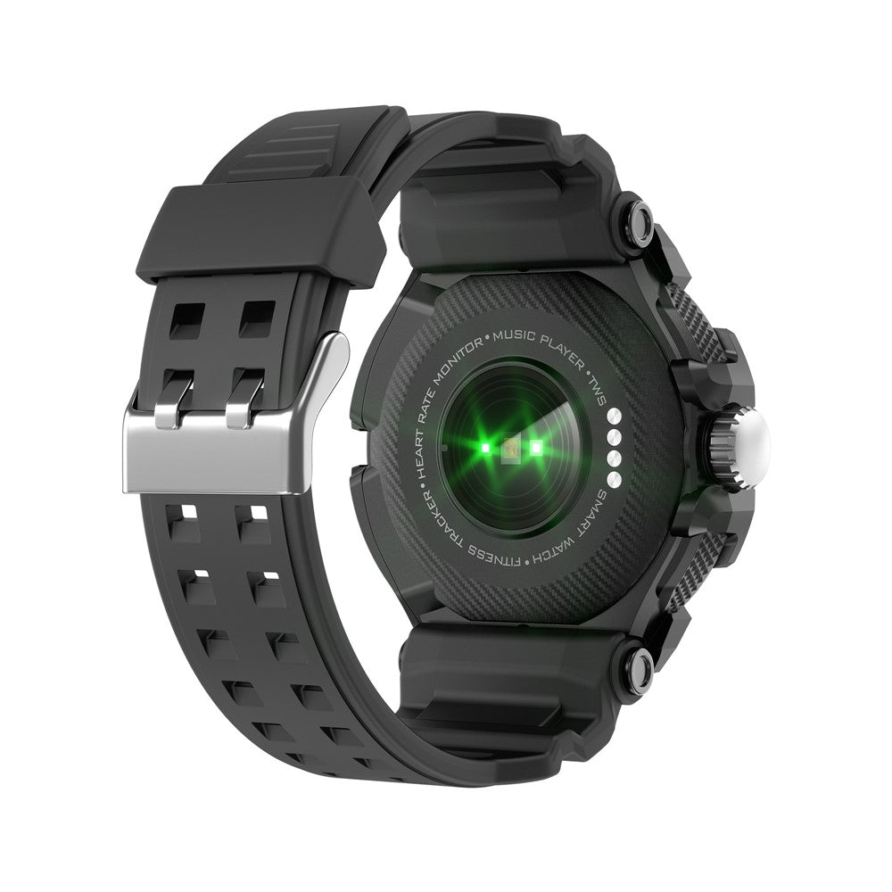 GT100 1.43" AMOLED Screen Smart Watch with TWS Headset Health Monitoring Sports Bracelet Support Bluetooth-compatible Calls, NFC