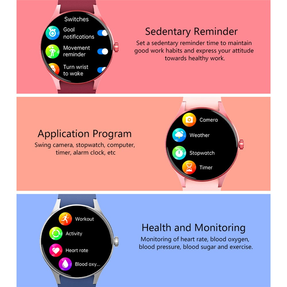 Y80 1.43-inch AMOLED Bluetooth-compatible Call Smart Watch Multi-Sports Modes Fitness Bracelet with Health Monitoring