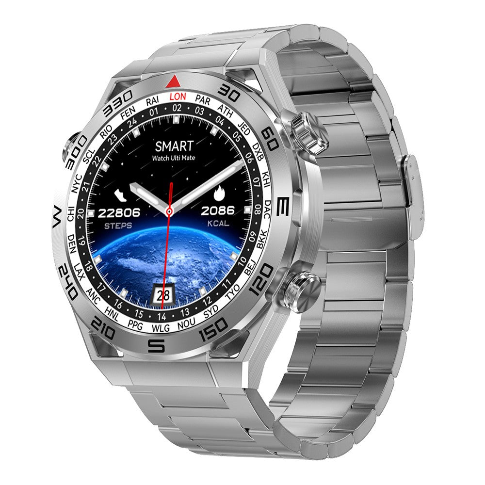 DT Ultra Mate 1.5-inch HD Bluetooth-compatible Call Smart Watch GPS Sports Tracker Bracelet with Health Monitoring