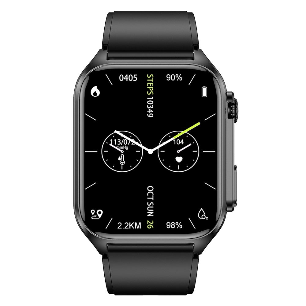 TK12 1.96" ECG + PPG Smart Watch Bluetooth-compatible Call Fitness Bracelet Support Multi-Exercise Mode