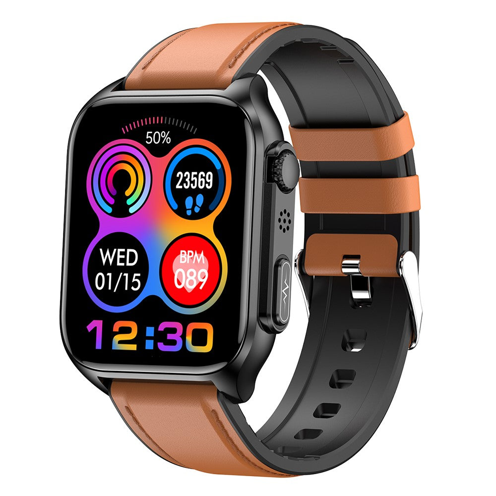 TK12 1.96" ECG + PPG Smart Watch Bluetooth-compatible Call Fitness Bracelet Support Multi-Exercise Mode