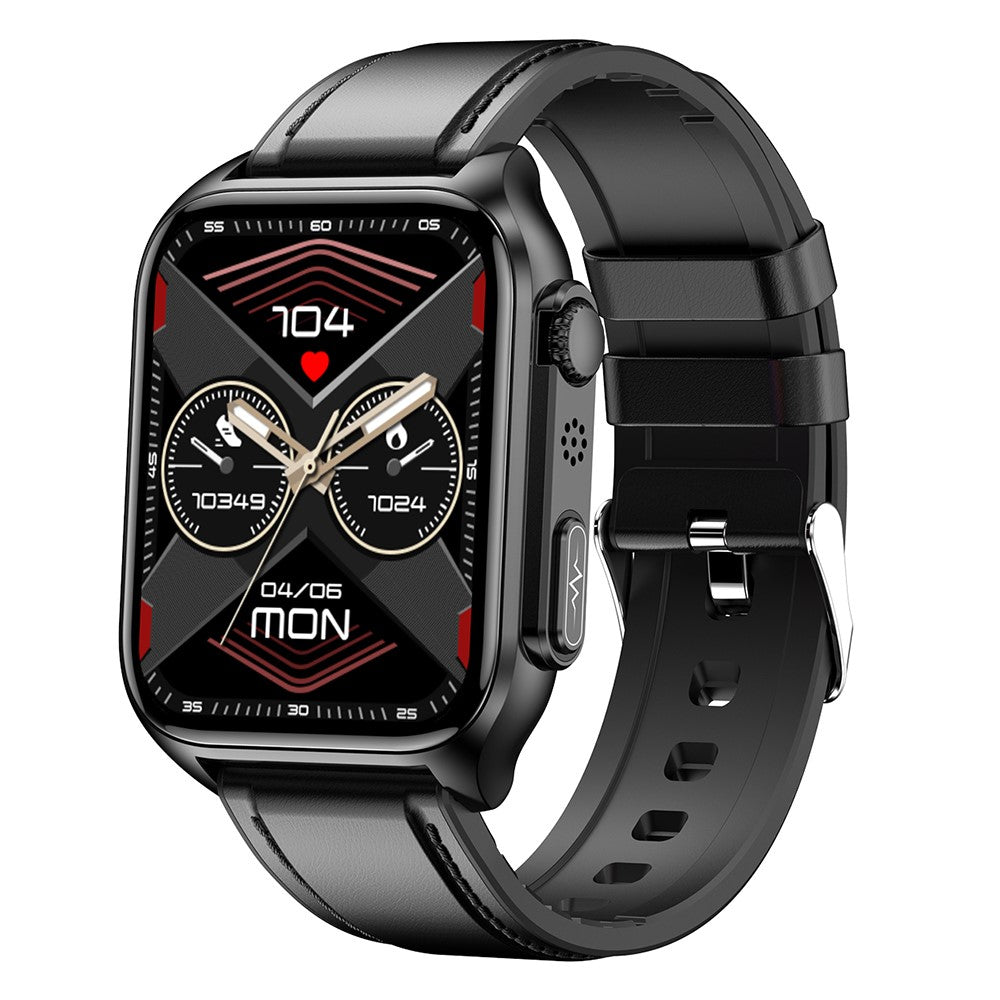 TK12 1.96" ECG + PPG Smart Watch Bluetooth-compatible Call Fitness Bracelet Support Multi-Exercise Mode