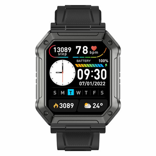 H31 Outdoor 1.91" Smart Watch IP68 Waterproof Sports Bracelet with Blood Oxygen Heart Rate Monitoring