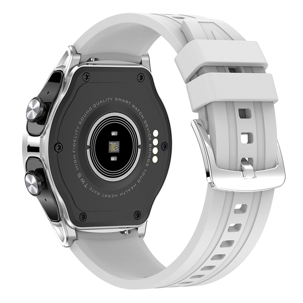 GT66 2-in-1 Silicone Strap Smart Watch with Earbuds, TWS Headset Combo 1.39" Bluetooth-compatible Phone Call Fitness Tracker
