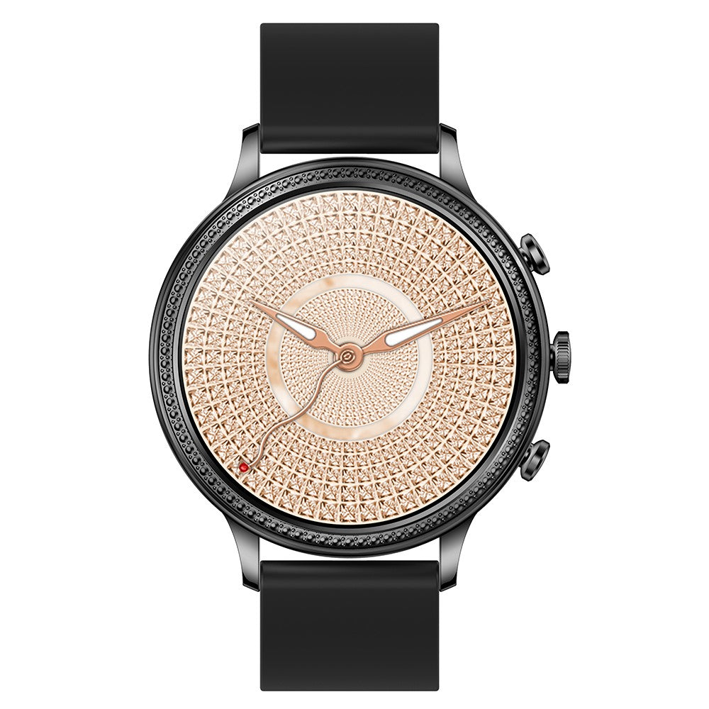 V60 1.39" Full Touch Screen Fossil Smart Watch Waterproof Silicone Strap Women Bluetooth-compatible Call Bracelet with Heart Rate Sleep Monitor