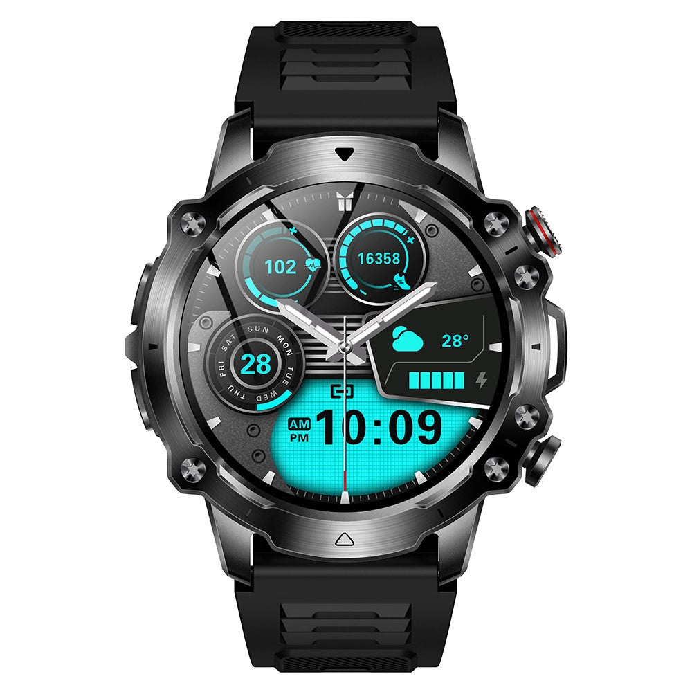 V91 Outdoor Waterproof Anti-drop 1.52-inch Smart Watch Bluetooth-compatible Calling Health Monitoring Sports Smart Bracelet