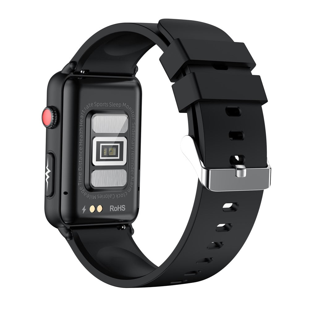 ET620 1.57 inch Electric Watch with ECG Temperature Heart Rate Monitoring Bluetooth-compatible Talk IP67 Waterproof Smart Bracelet, TPU Strap