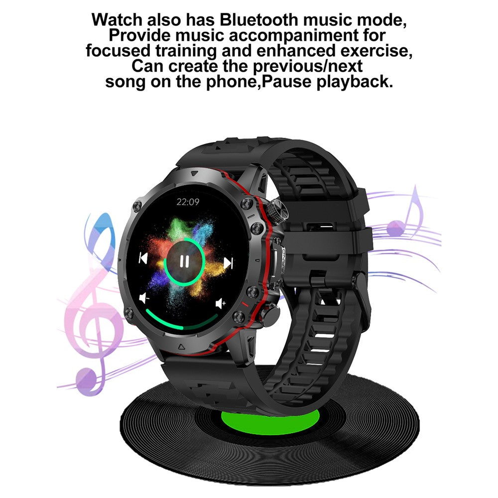 FW09E 1.43-inch AMOLED Bluetooth-compatible Call Smart Watch IP68 Water Resistant Fitness Watch with Health Monitoring