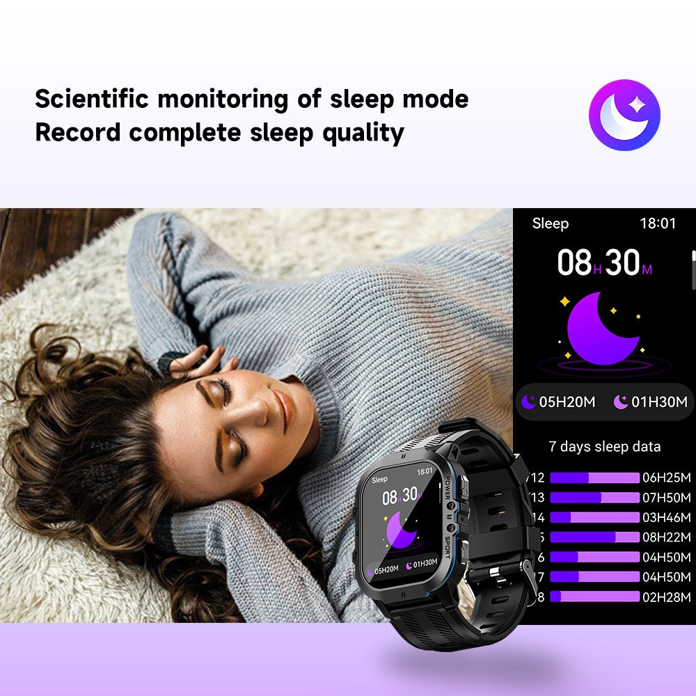C26 1.96-Inch AMOLED Screen Bluetooth-compatible Phone Call Watch Health Monitor Multiple Sports Modes Smart Bracelet