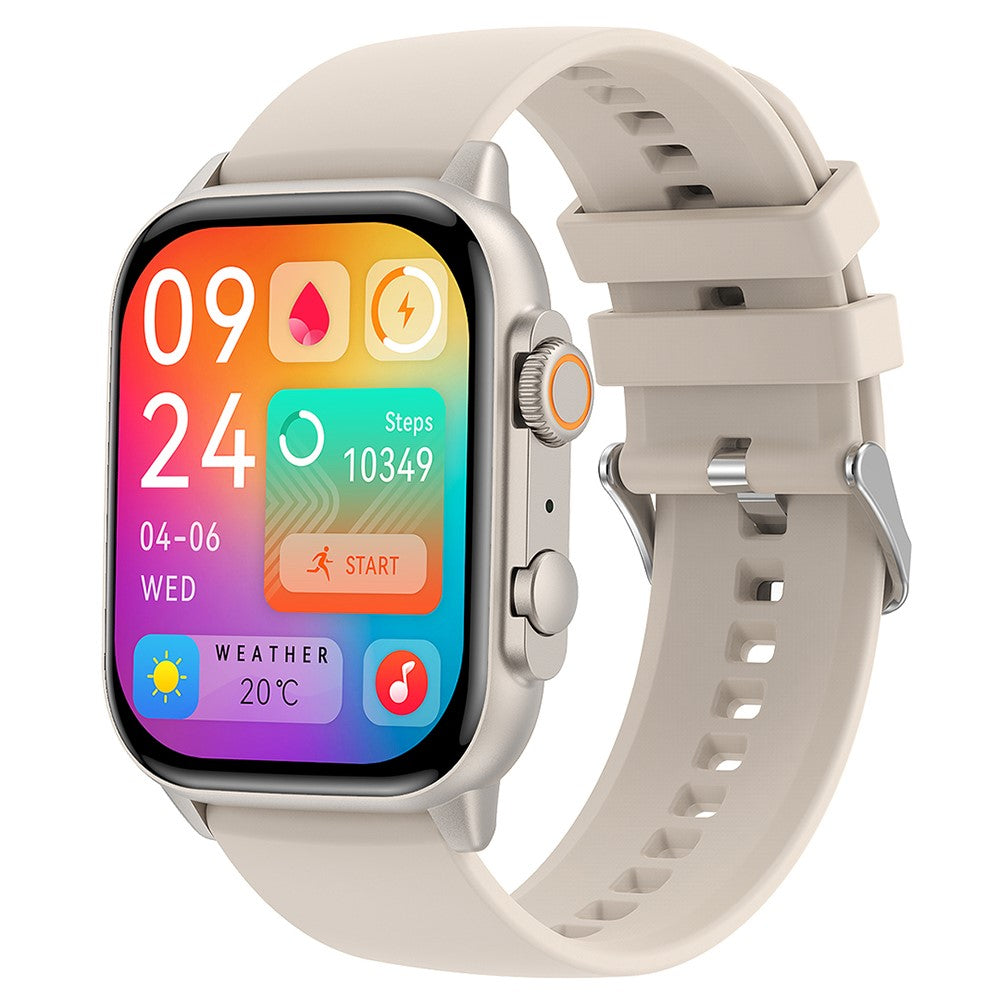 HK95 1.96-inch AMOLED Screen Smart Watch Health Monitoring Bluetooth-compatible Calling Smart Sports Watch