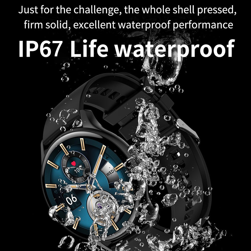 HK89 1.43-inch AMOLED Screen Smart Watch Waterproof Health Monitoring Bluetooth-compatible Calling Sports Watch