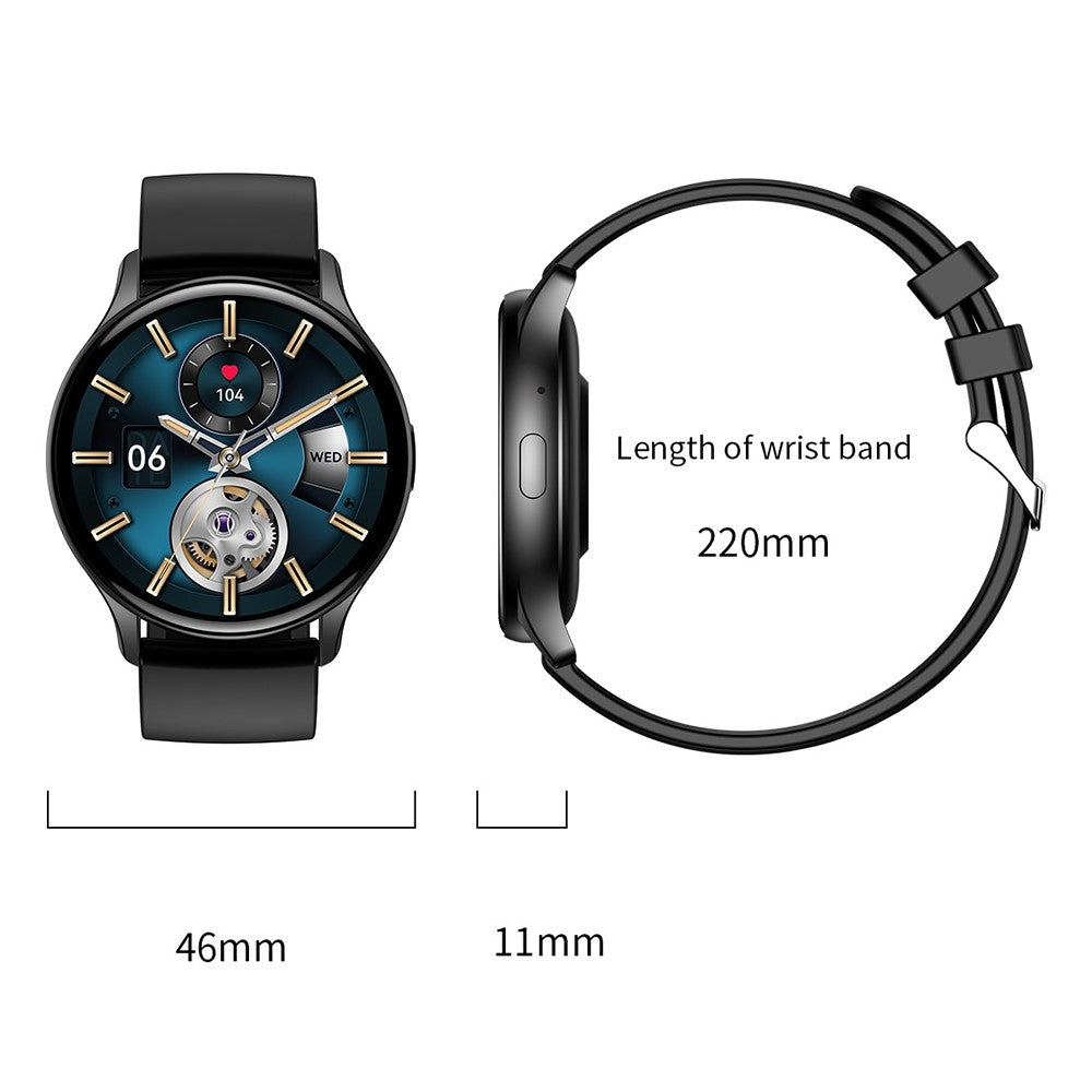 HK89 1.43-inch AMOLED Screen Smart Watch Waterproof Health Monitoring Bluetooth-compatible Calling Sports Watch