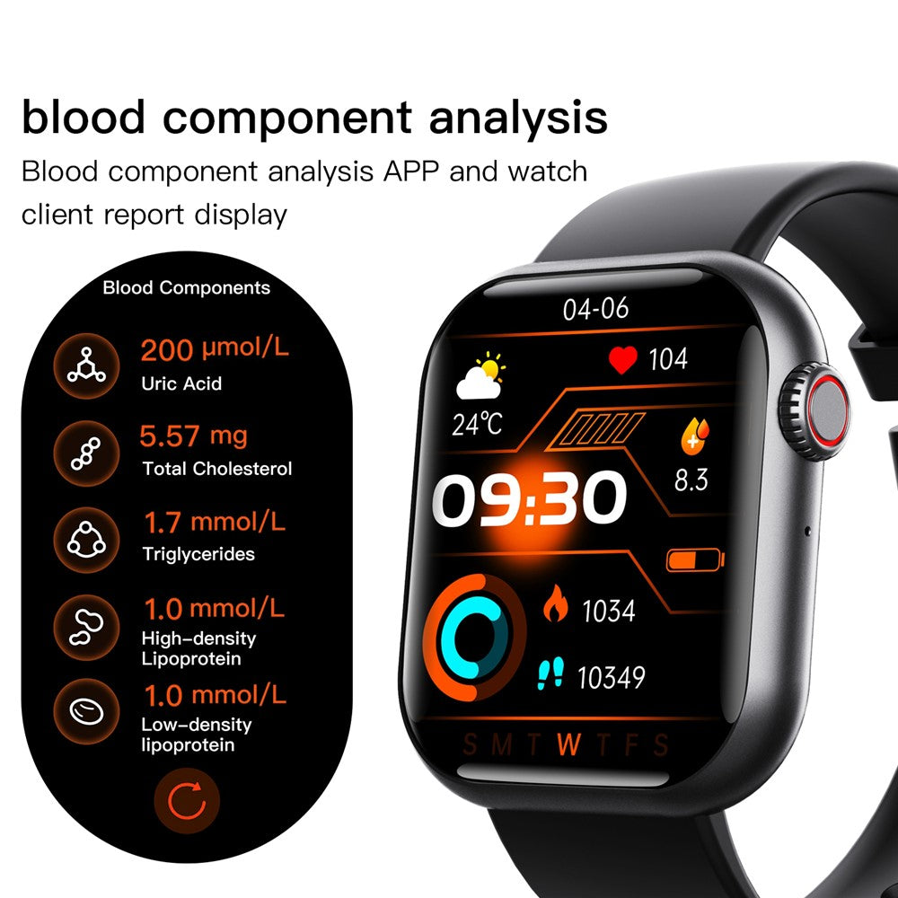 F108 Multiple Sport Modes Bracelet Bluetooth-compatible Call Heart Rate Monitor Smart Watch, Leather Strap
