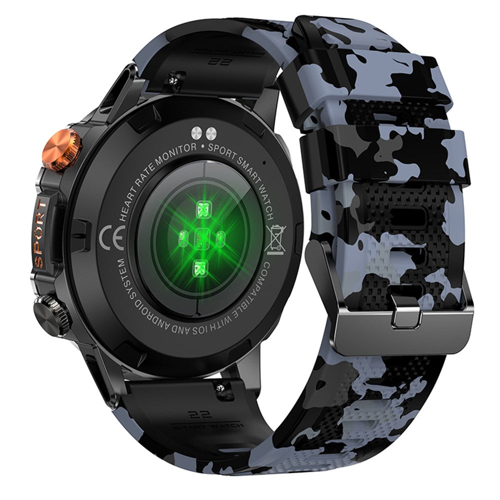 K59 1.43-inch AMOLED Screen Smart Watch for Men Sports Bracelet with Blood Pressure, Heart Rate Monitoring