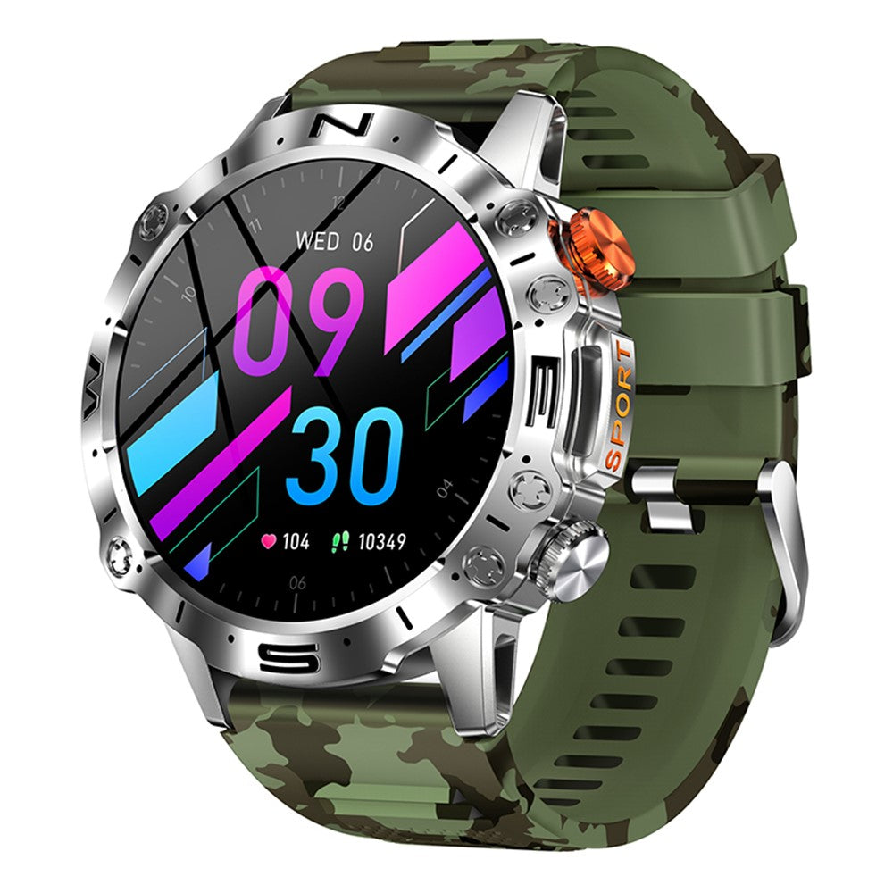 K59 1.43-inch AMOLED Screen Smart Watch for Men Sports Bracelet with Blood Pressure, Heart Rate Monitoring