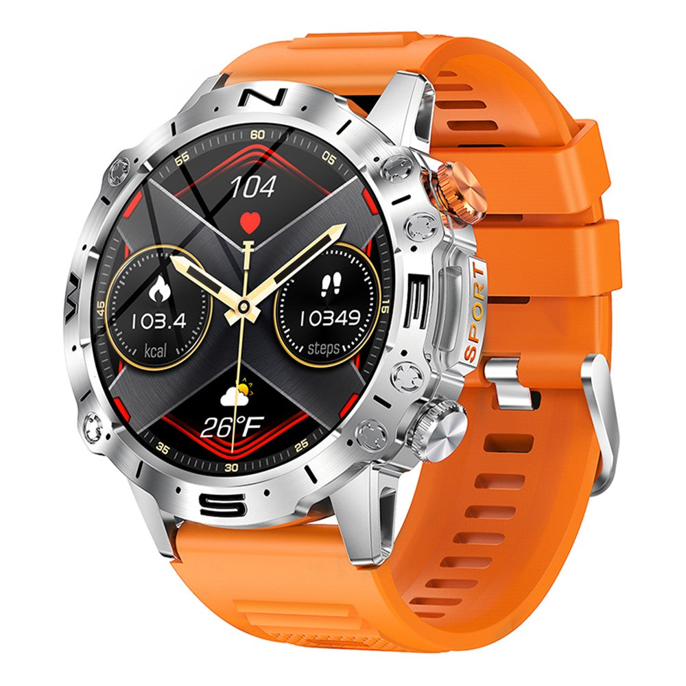 K59 1.43-inch AMOLED Screen Smart Watch for Men Sports Bracelet with Blood Pressure, Heart Rate Monitoring
